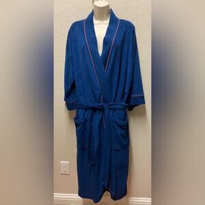 Vintage Pleetway Robe One Size Blue